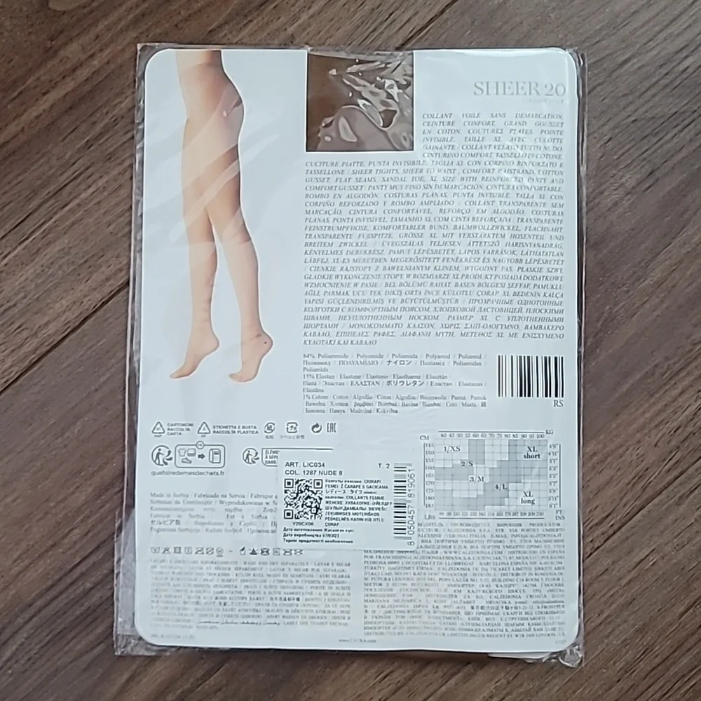 Calzedonia Sheer 20 tights Nude 8 New
